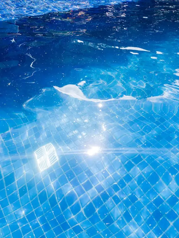 Clean swimming pool