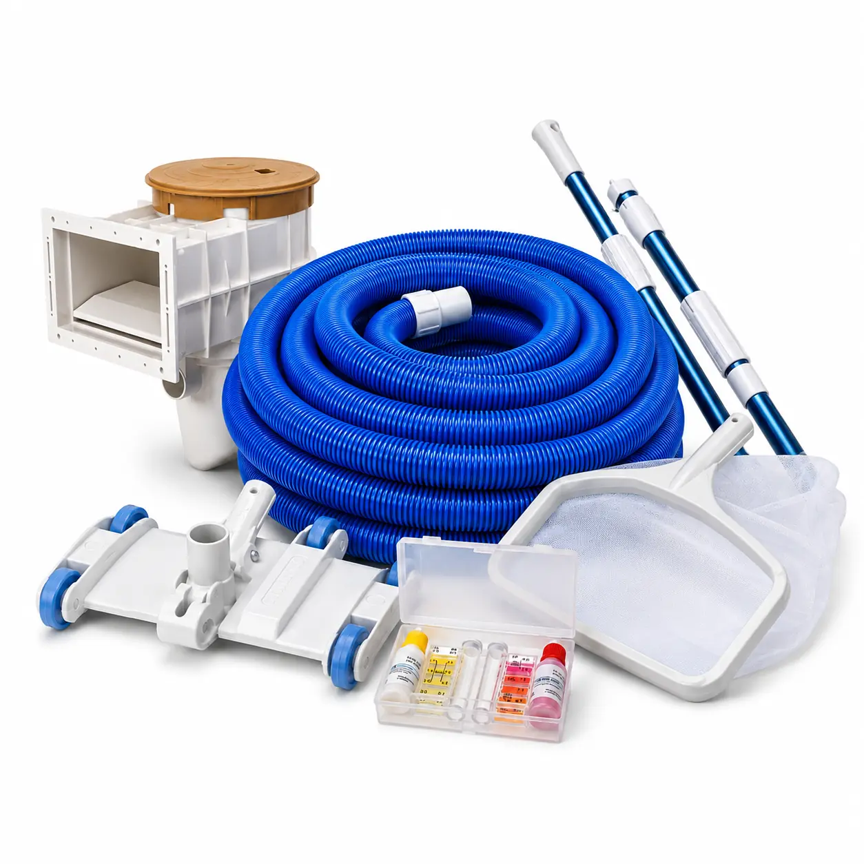 Complete swimming pool maintenance kits for perfect water chemistry
