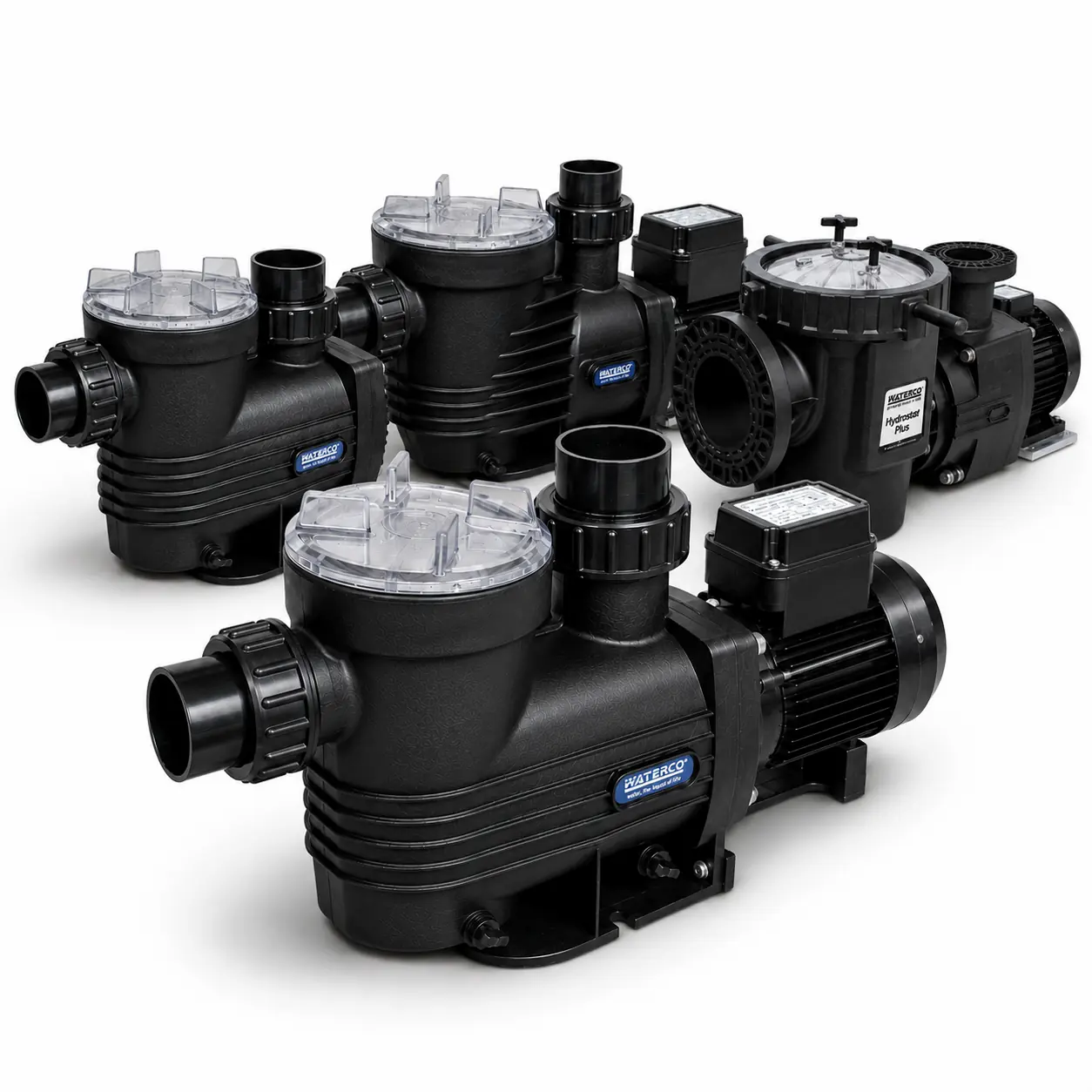 High-performance residential and commercial swimming pool pumps