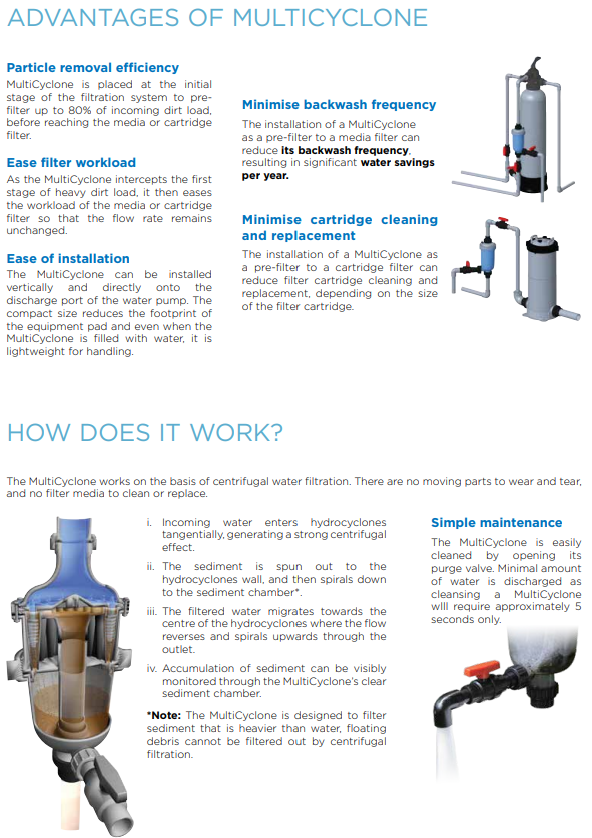 Waterco MultiCyclone — Filters for swimming pools - image 2