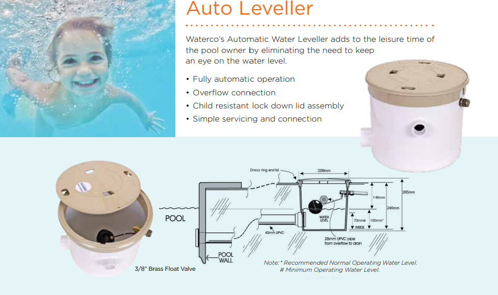 Waterco Automatic Water Leveller — Pool Care Kits for swimming pools - image 2