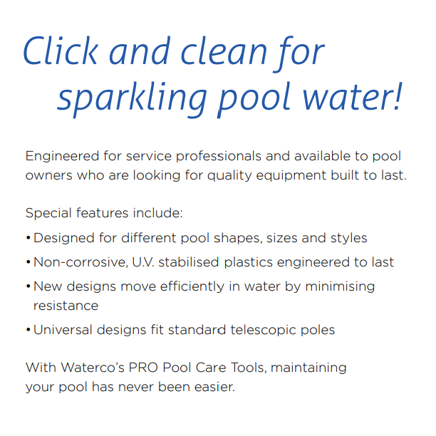 Waterco Brush Vacuum Head — Pool Care Kits for swimming pools - image 3