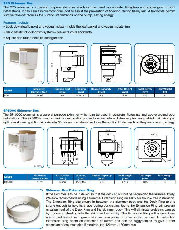 Waterco Skimmer Box — Pool Care Kits for swimming pools - image 3