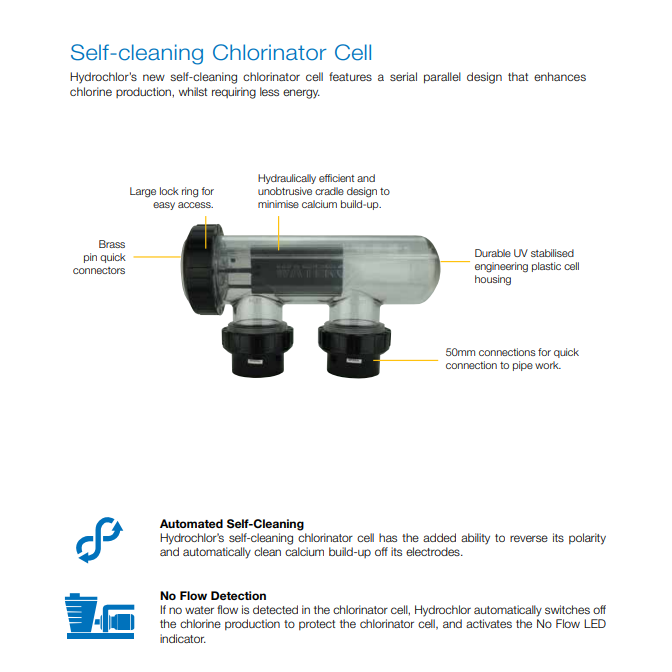 Waterco Salt & Mineral Chlorinator Hydrochlor MK3  — Pool Systems for swimming pools - image 4