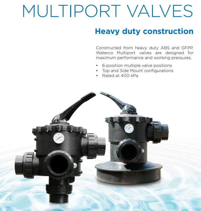 Waterco Multiport Valves — Filters for swimming pools - image 3