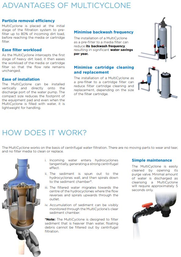 Waterco MultiCyclone — Filters for swimming pools - image 2