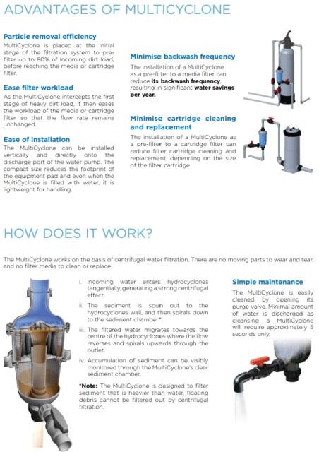 Waterco MultiCyclone — Filters for swimming pools - image 2