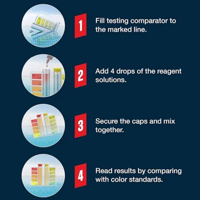 HVS Test Kit 2 in 1 (Chlorine and PH Test) — Pool Care Kits for swimming pools - image 5
