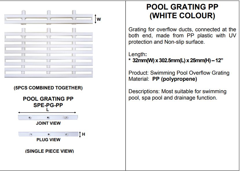 HVS Pool Grating — Pool Care Kits for swimming pools - image 2