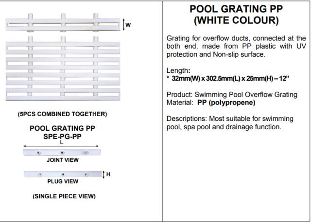 HVS Pool Grating — Pool Care Kits for swimming pools - image 2