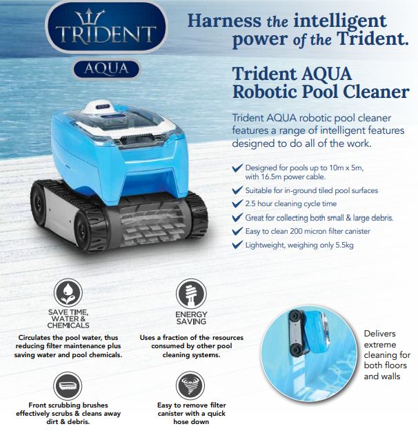 Waterco Trident Aqua (Swimming Pool Automatic Robot Cleaner) — Pool Systems for swimming pools - image 2