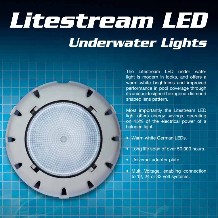 Waterco Underwater Pool LED Lights (LITESTREAM) — Pool Systems for swimming pools - image 2