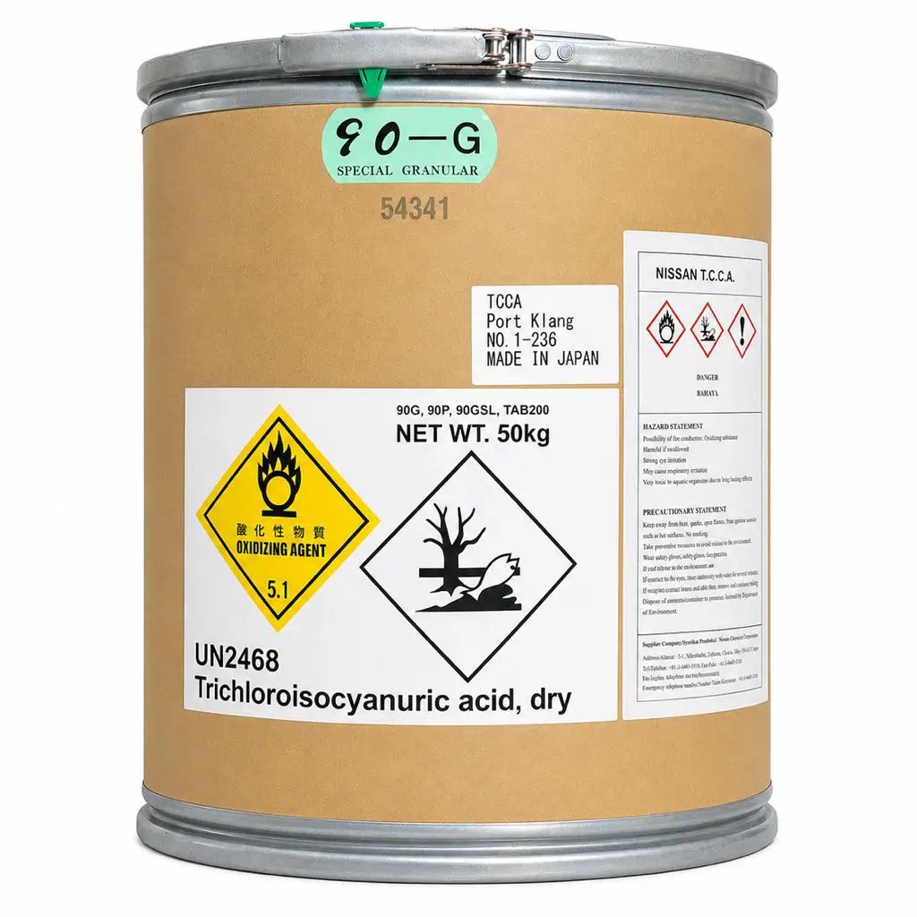 NISSAN TCCA 90% Chlorine Granules (Japan) – Trichloroisocyanuric Acid