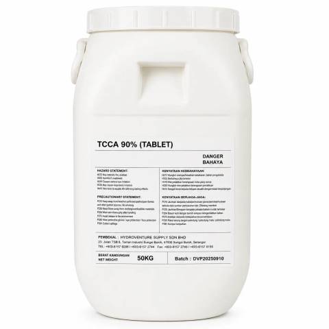HVS TCCA 90% Chlorine Tablets (China) for Swimming Pool