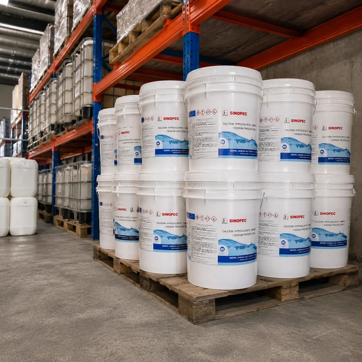 SINOPEC Calcium Hypochlorite 70% Chlorine Granules (China) — Water Treatment for swimming pools - image 2